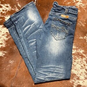 Cowgirl Tuff Stylish Blue Women's Jeans - 28x37